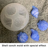 3D Shell & Starfish Fondant Mold Set