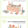 Wooden Color Shape Sorter with Drawer Box – Montessori Learning Toy