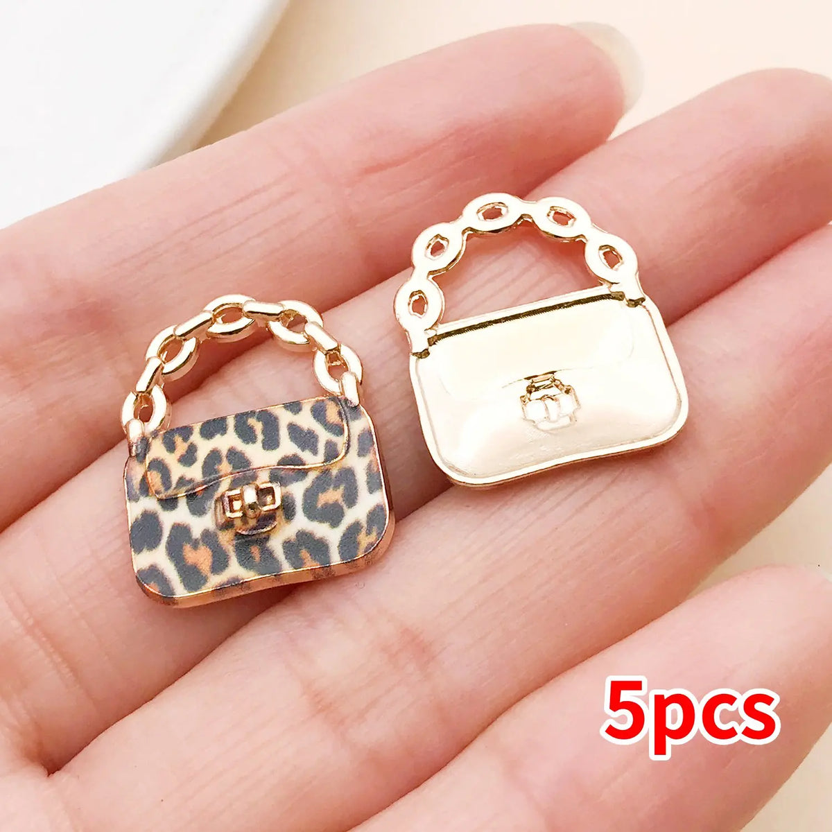 Colorful Enamel Handbag Charms for Jewelry Making