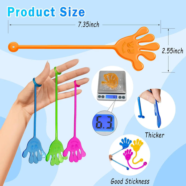 Classic Sticky Hand Party Favors (5-Pack)