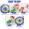 DIY Mandala Diamond Art Coaster Set with Holder