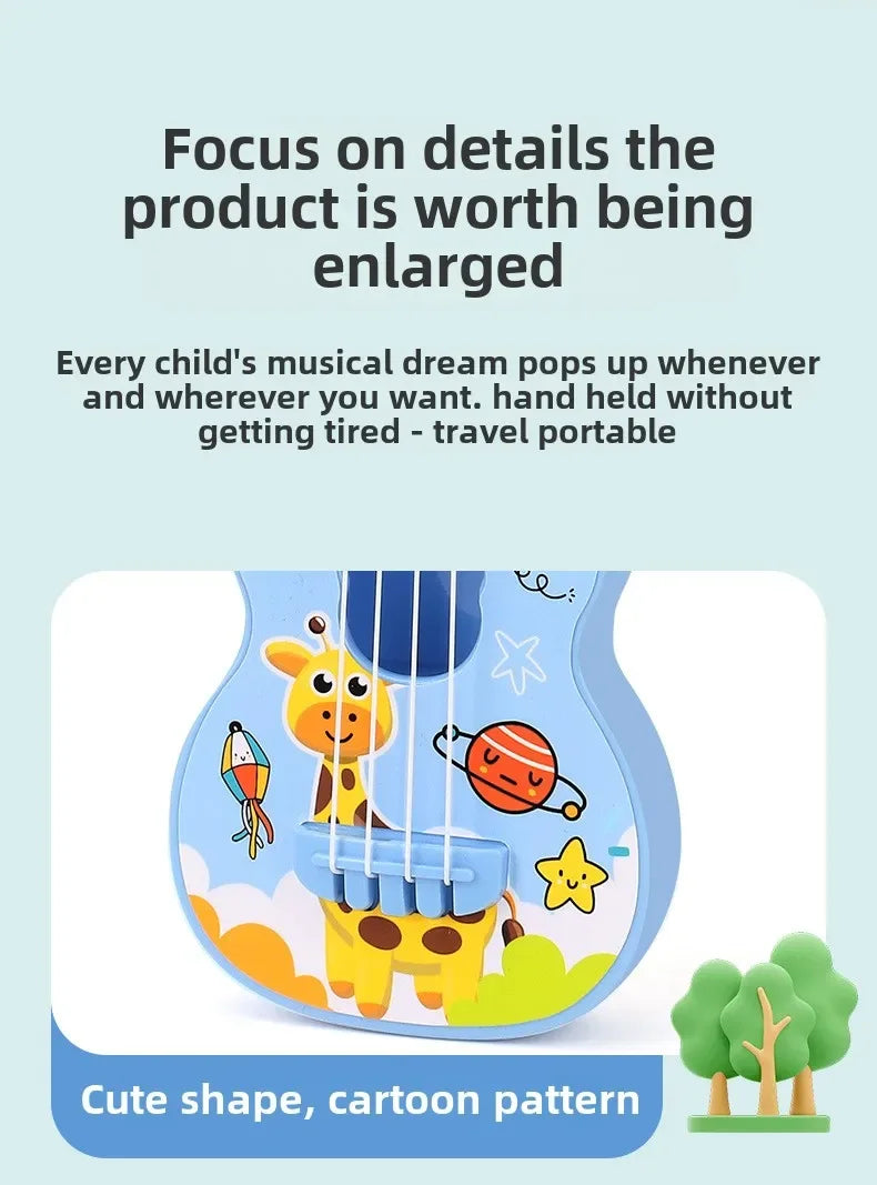 Kids Mini Ukulele Toy with Musical Sounds