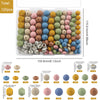 Silicone Beads Variety Pack for Jewelry Making – 120 Pieces