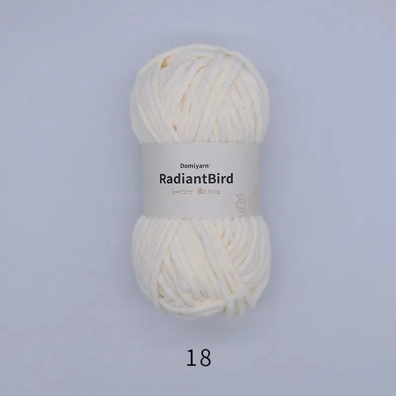 Soft Polyester Yarn for Knitting and Crochet