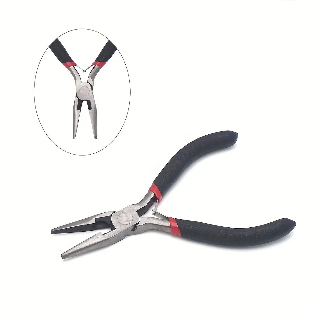 Jewelry Making Pliers Set - Flat, Round, and Diagonal Nose