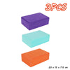 Three colored balance stepping stones for kids sensory and motor skills development.