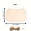 DIY Wooden Hanging Ornament Craft Kit (Set of 3)