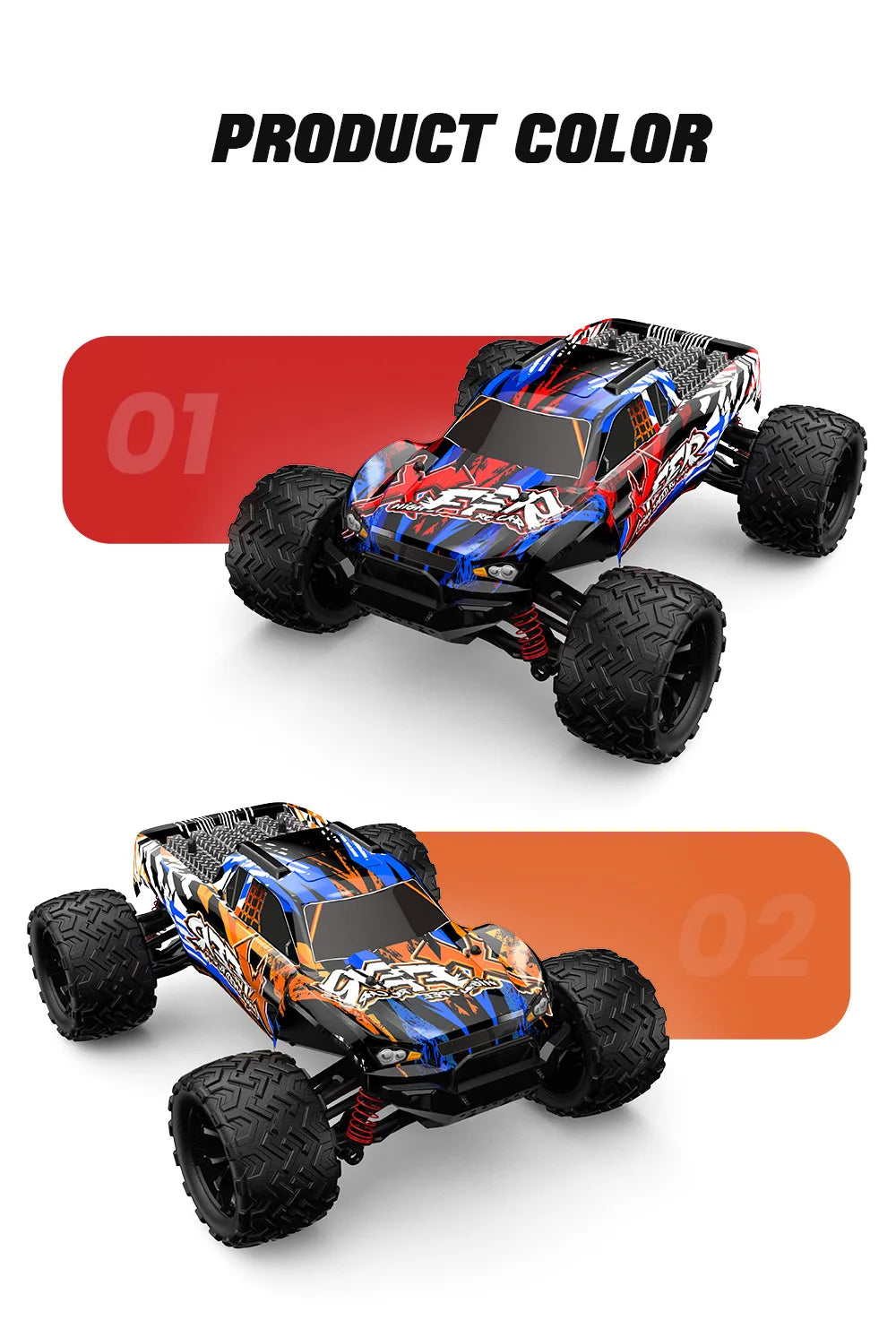 1:16 Scale Remote Control Off-Road Monster Truck