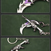 Valorant Reaver 2.0 Karambit Metal Keychain