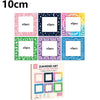 A set of 30 sheets of reusable non-stick release paper for diamond painting featuring various floral and geometric patterns.