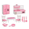 Dollhouse Furniture Set – 1:12 Scale Miniature Accessories for Bedroom, Living Room, Kitchen & Bathroom