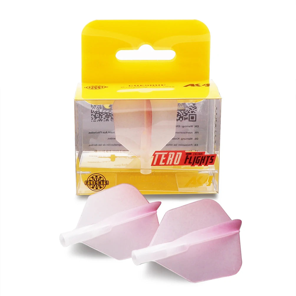 Graduated Color Dart Flights – Big Wing Shape