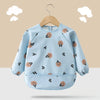 Waterproof Baby Feeding Bib with Long Sleeves