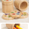 Wooden Montessori Color Sorting Toy for Toddlers