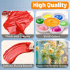 A set of 12 acrylic paints featuring thick, vivid, fluid, and smooth colors for DIY art projects.