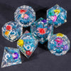Liquid Core Dice Set for Dungeons & Dragons | Sharp Edge Resin RPG Dice