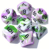 7-Piece Polyhedral Dice Set with Velvet Pouch for Tabletop RPGs