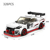Supercar Model Building Block Kit