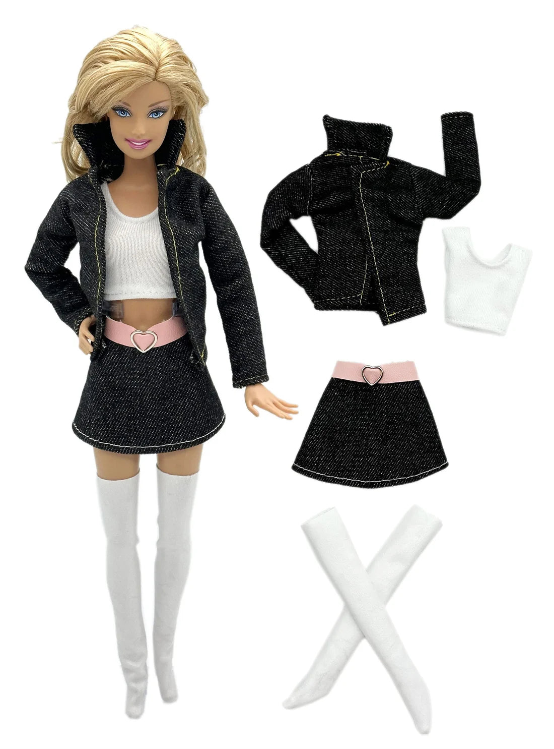 Festive Christmas Outfit Set for 11.5-Inch Dolls