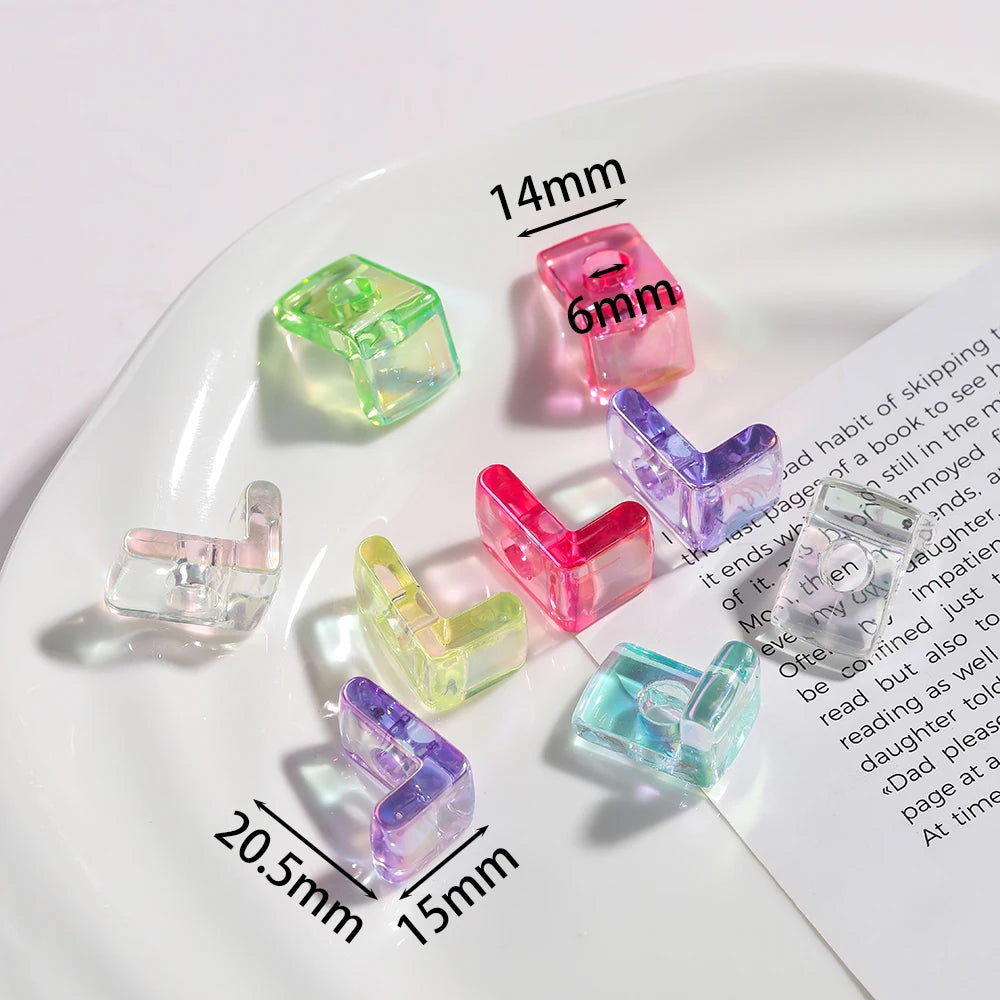 Acrylic Alphabet Beads for Jewelry Making – DIY Craft Kit