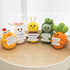 Handmade Crochet Positive Doll with Hugging Card