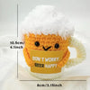 Handmade Crochet Pocket Hug Doll with Positive Vibe