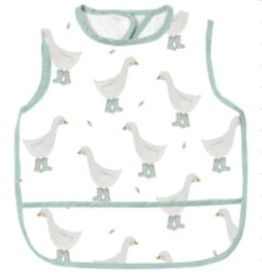 Waterproof Baby Full-Coverage Feeding Bib with Long Sleeves
