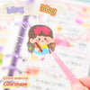 Kawaii Sticker Pack for Kids – 200 Cute Decorative Stickers for Journals, Scrapbooking & DIY Crafts