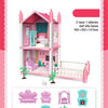 Dream Villa Dollhouse Playset with Furniture for Kids