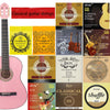 A set of classical guitar strings including clear nylon and silver-plated copper wound strings.