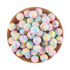 Pink Silicone Round Beads for DIY Jewelry Making