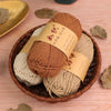 Soft Cotton Blend Crochet Yarn – 85m per Roll