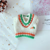 Fashionable Sweater and Vest Set for 20cm Plush Dolls