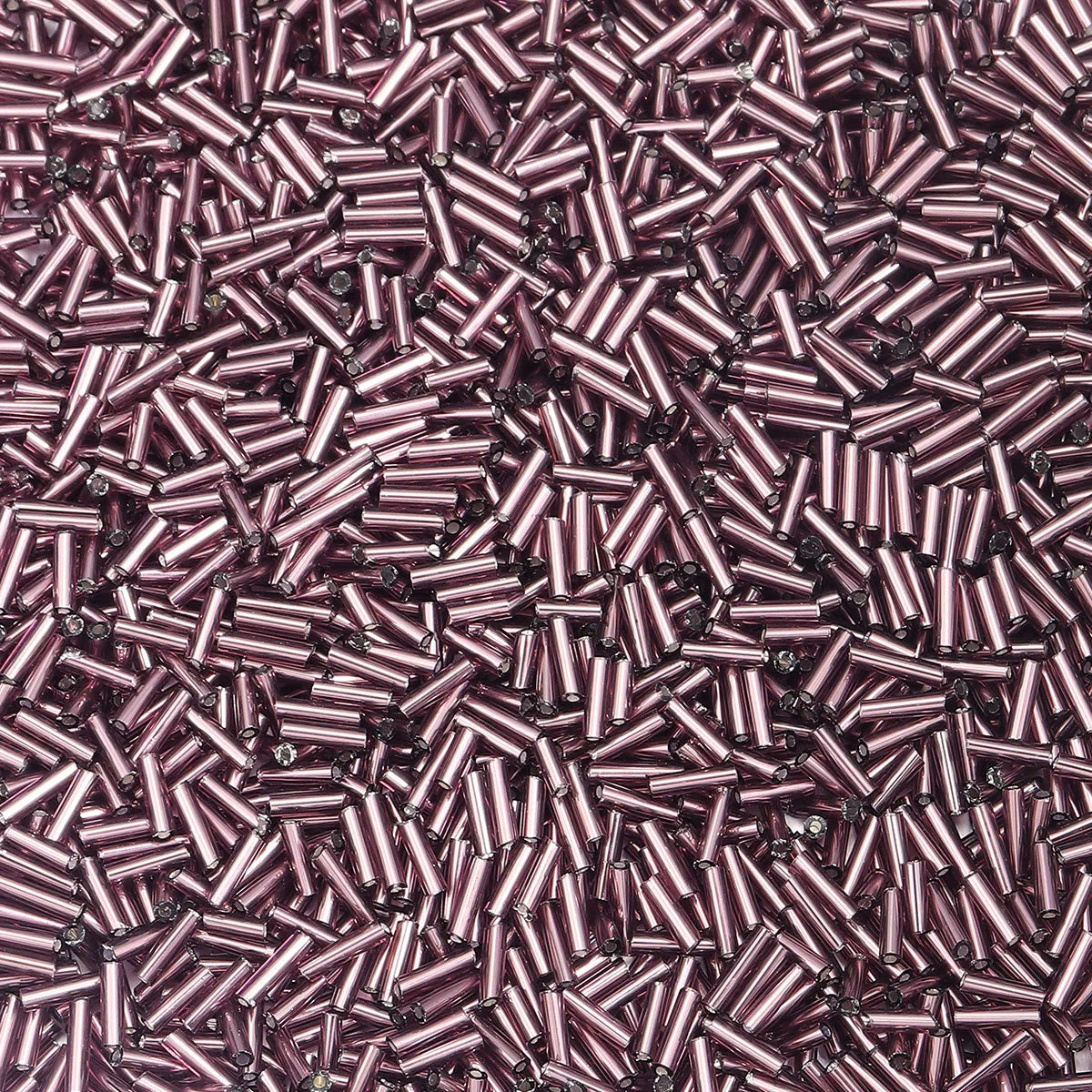 2mm Glass Seed Beads for Jewelry Making – Colorful Tube Beads (10g Pack)