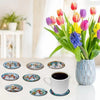 DIY Diamond Art Coaster Set for Christmas & More