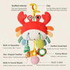 Baby Crib Hanging Rattle Teether Toy with Music & Chewable Charm