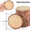 Natural Pine Wood Slices for DIY Crafts and Decor