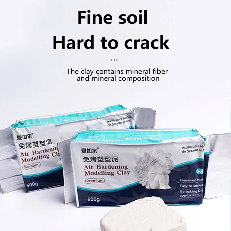 Creative Air-Dry Clay Craft Kit for Handmade Art Projects