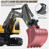 2.4G Remote Control Excavator with Lights and Sound Effects
