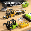 Miniature RC Forklift with Trailer and Bluetooth App Control