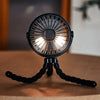 Flexible Mini USB Fan with Tripod Stand