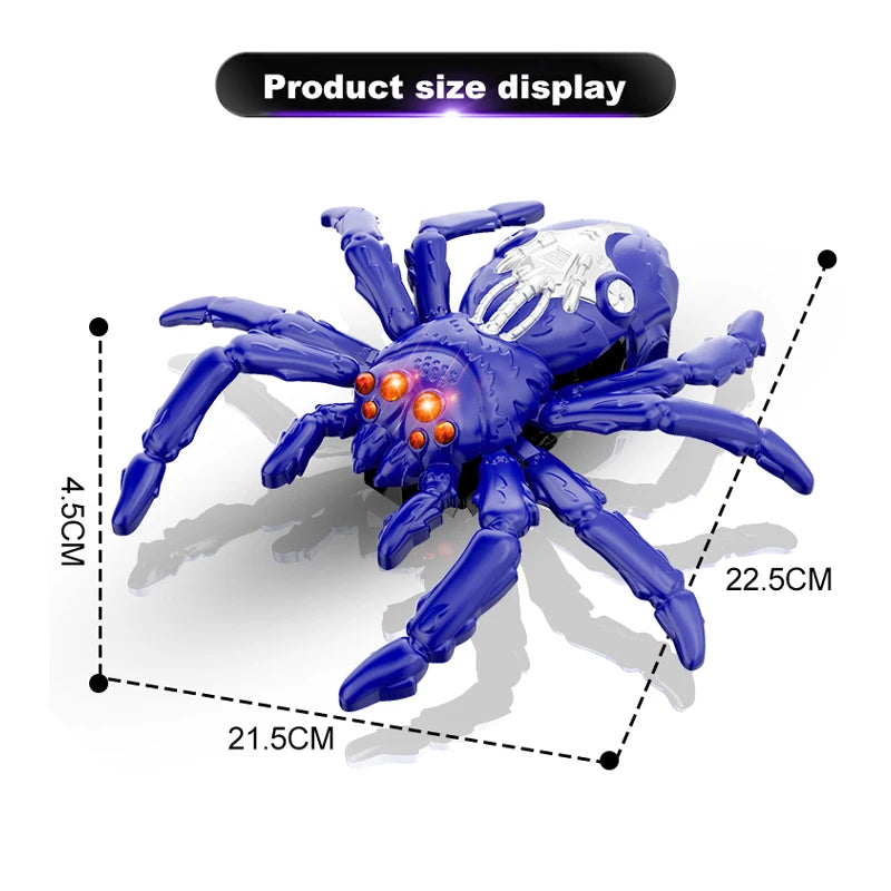 Remote Control Wall-Climbing Gecko Toy with LED Lights