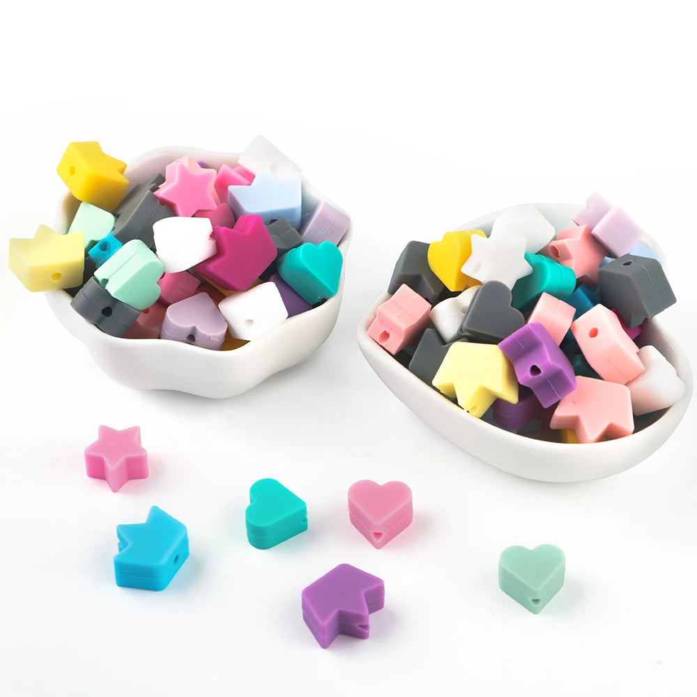 Silicone Charm Beads Set for DIY Jewelry Making