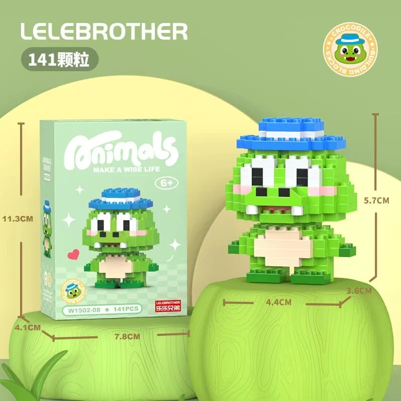 Cute Animal Mini Building Block Set for Creative Play