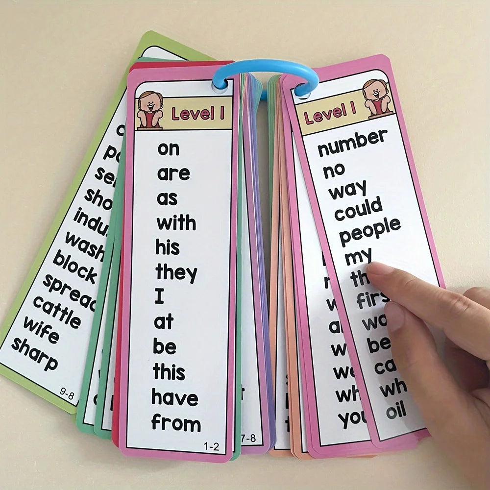 1000 Sight Words Flash Cards for Kids Learning Set