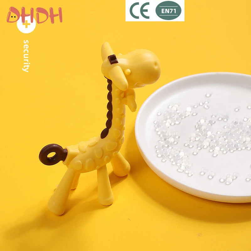 Baby Silicone Teething Brush – Banana Shape Soothing Toothbrush