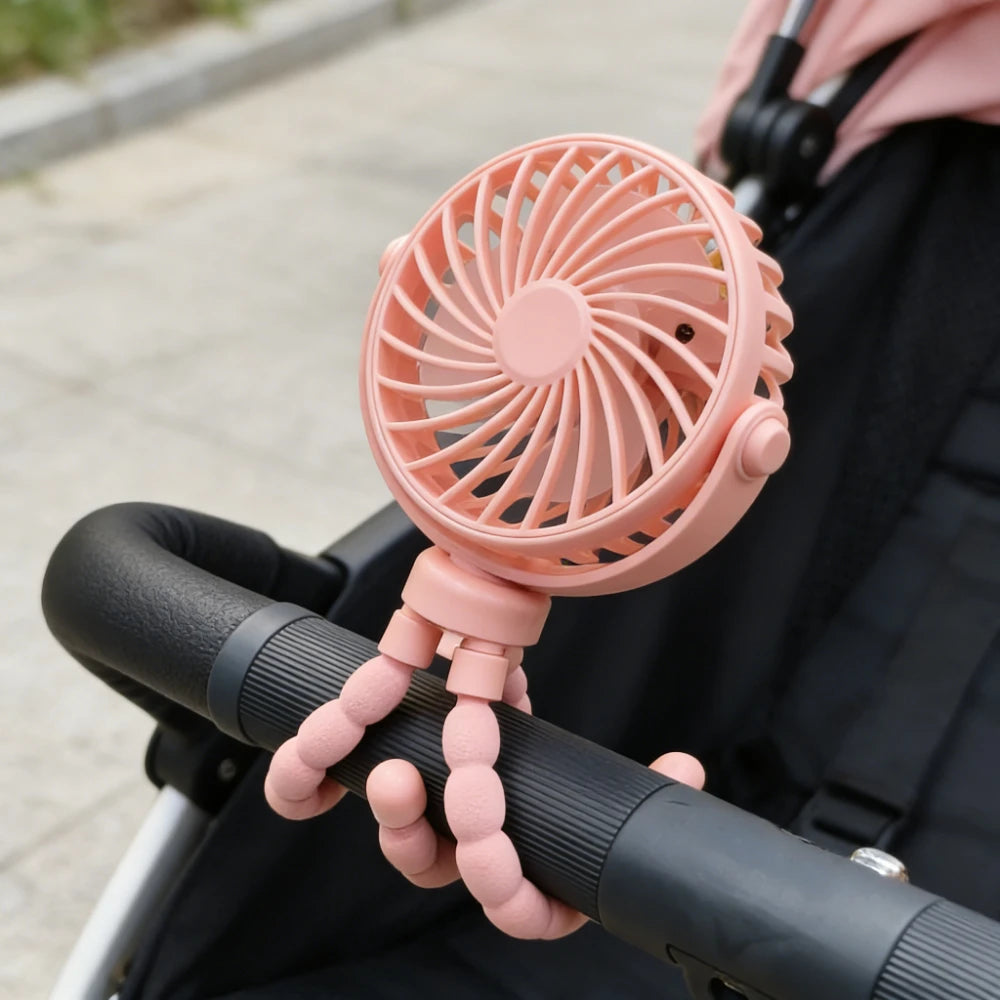 Flexible Mini USB Fan with Tripod Stand