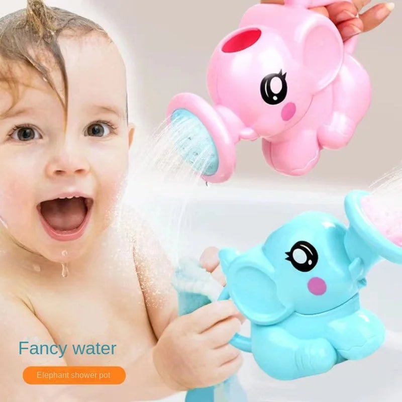 Elephant Watering Can Bath Toy for Toddlers