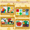 Montessori Busy Board Giraffe Activity Book for Toddlers