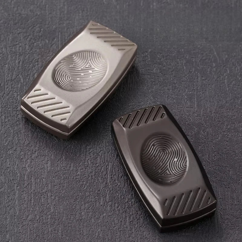 Magnetic Metal Fidget Slider with Fingerprint Grip